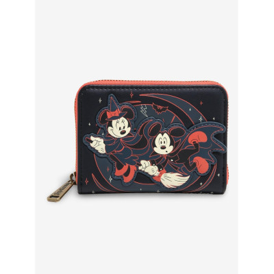Loungefly Disney Mickey & Minnie Halloween Glow-in-the-Dark Wallet - Import Août 2025