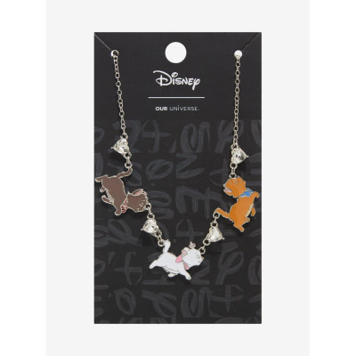 Our Universe Disney the Aristocats Kittens Walking Rhinestone Charm Collier - Import Juillet 202534080612_hi?$productMainDeskto
