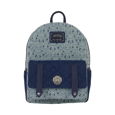 Sac a dos Loungefly Pokemon faux denim - précommande juillet