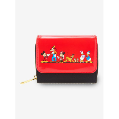 Loungefly Disney Mickey Mouse & Friends Red Wallet - Import Octobre 2025