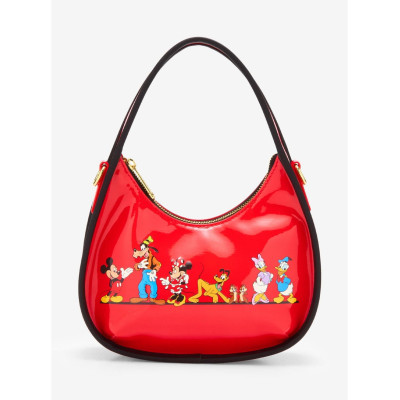 Loungefly Disney Mickey Mouse & Friends Red Vinyl Sac à main - Import Octobre 2025