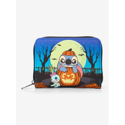 Loungefly Disney Stitch Pumpkin Glow-In-The-Dark Portefeuille - Import Août 2025