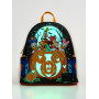 Loungefly Disney Mickey Mouse & Friends Halloween Glow-In-The-Dark Pumpkin Mini Sac à dos - Import Août 2025