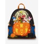 Loungefly Disney Mickey Mouse & Friends Halloween Glow-In-The-Dark Pumpkin Mini Sac à dos - Import Août 2025