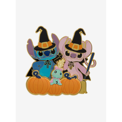 Loungefly Disney Lilo & Stitch Angel & Stitch Halloween Limited Edition Pumpkin Spice Scented Pins - Import Septembre 202534210