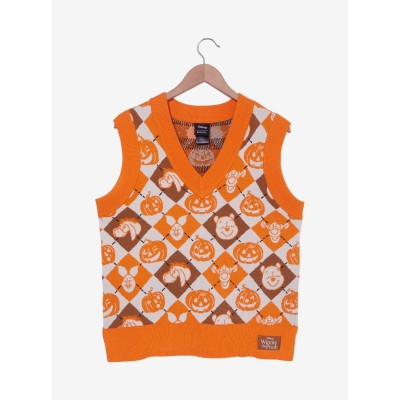 Disney Winnie l'Ourson Characters & Pumpkins Argyle Women's Pull Vest - Import Septembre 202534205414_hi?$productMainDesktop$&f