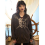Her Universe Disney Pirates Of The Caribbean Skull & Swords Girls Oversized Sweatshirt à capuche - Import Août 202533378098_hi?$