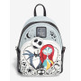 Loungefly Disney The l'Etrange Noël de Monsieur Jack Jack & Sally Heart Mini Sac à dos - Import Août 2025