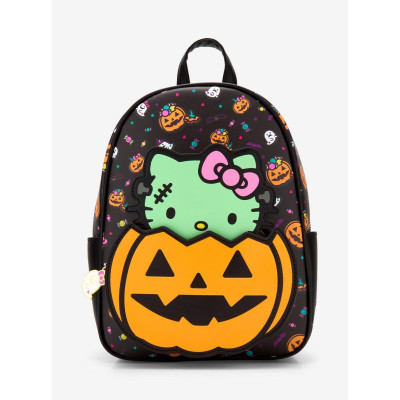 Her Universe Hello Kitty Zombie Pumpkin Glow-In-The-Dark Mini Sac à dos - Import Septembre 202534728508_hi?$productMainDesktop$&