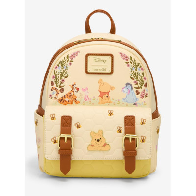 Loungefly Disney Winnie The Pooh Floral Pooh Bear & Friends Mini Sac à dos - Import Août 2025