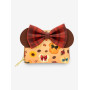 Loungefly Disney Minnie Mouse Fall Pumpkin Mini Zipper Wallet - Import Septembre 2025
