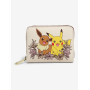 Loungefly Pokémon Pikachu & Evoli Floral portefeuille - Import Août 2025