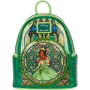 Sac a dos Loungefly Disney Princesse Stained glass collection : Tiana Princess Frog - import Sac a dos Loungefly Disney Princesse Stained glass collection : Tiana Princess Frog - import