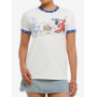 Her Universe Disney Fantasia The Sorcerer's Apprentice Mickey Mouse Girls Ringer T-Shirt - Import Août 2025 Her Universe Disney Fantasia The Sorcerer's Apprentice Mickey Mouse Girls Ringer T-Shirt - Import Août 2025