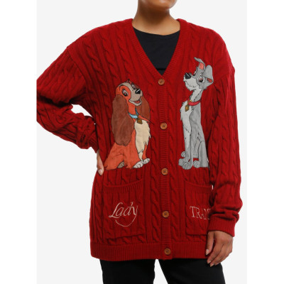 Her Universe Disney Lady And The Tramp Cable tricoté Girls Cardigan - Import Août 202533983404_hi?$productMainDesktop$&fmt=auto1