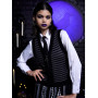 Wednesday Black & Grey Stripe Black Sheep Pull Vest - Import Août 2025 Wednesday Black & Grey Stripe Black Sheep Pull Vest - Import Août 2025