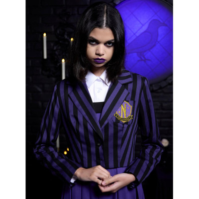 Wednesday Enid Nevermore Academy Uniform Crop Blazer - Import Août 202533983297_hi?$productMainDesktop$&fmt=auto1234533983297
