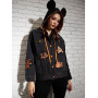 Her Universe Disney Mickey Mouse & Friends Halloween Hooded Denim Girls Jacket - Import Août 2025 Her Universe Disney Mickey Mouse & Friends Halloween Hooded Denim Girls Jacket - Import Août 2025
