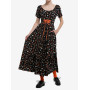 Her Universe The l'Etrange Noël de Monsieur Jack Floral Lace-Up Maxi Robe - Import Août 2025 Her Universe The l'Etrange Noël de Monsieur Jack Floral Lace-Up Maxi Robe - Import Août 2025