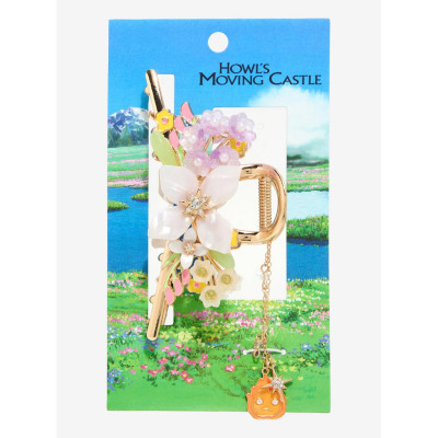 Studio Ghibli Howl's Moving Castle Floral Calcifer Pinces with Charm - Import Août 202534443426_hi?$productMainDesktop$&fmt=auto
