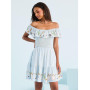 Studio Ghibli® Mon voisin Totoro Striped Floral Icons Ruffle Smock Robe - Import Août 202533865440_hi?$productMainDesktop$&fmt=a