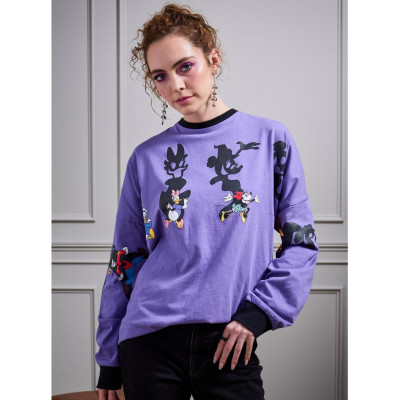 Disney Mickey Mouse & Friends Halloween Shadows Glow-in-the-Dark Long Sleeve T-Shirt - Import Août 202534205193_hi?$productMain