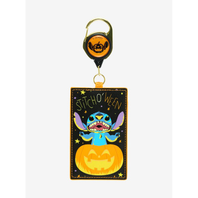 Loungefly Disney Lilo & Stitch Stitch O' Ween Pumpkin Retractable Lanière - Import Août 202534209959_hi?$productMainDesktop$&fm