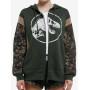 Her Universe Jurassic Park Clever Girl Camouflage Girls Oversized Sweatshirt à capuche - Import Août 202533987956_hi?$productMai