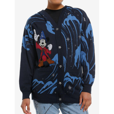 Her Universe Disney Fantasia The Sorcerer's Apprentice Mickey Mouse Cardigan - Import Août 202533813976_hi?$productMainDesktop$&