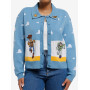 Her Universe Disney Pixar Toy Story Woody & Buzz Collared Cardigan Her Universe Exclusive - Import Août 2025 Her Universe Disney Pixar Toy Story Woody & Buzz Collared Cardigan Her Universe Exclusive - Import Août 2025