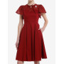 Her Universe Marvel Spider-Man Flutter Sleeve Retro Dress Her Universe Exclusive - Import Août 2025 Her Universe Marvel Spider-Man Flutter Sleeve Retro Dress Her Universe Exclusive - Import Août 2025
